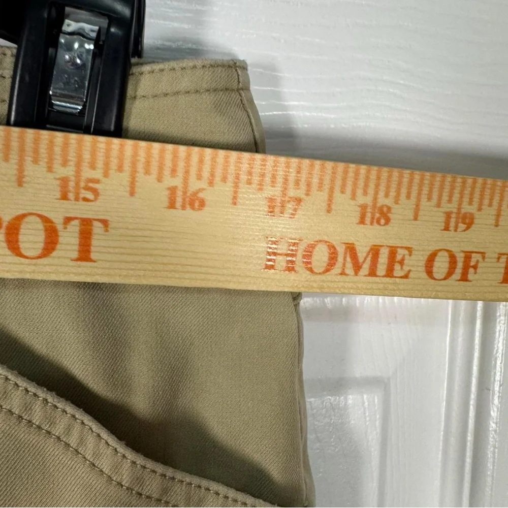 Tan‎ Pencil Skirt with Pockets